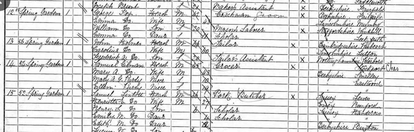 1891 census Buxton