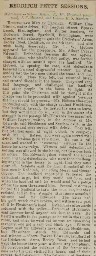 1906 incident