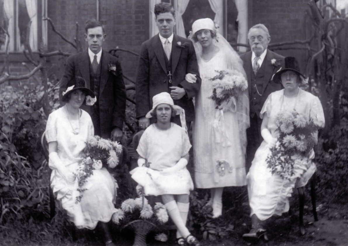 Edith Twigg wedding 1925
